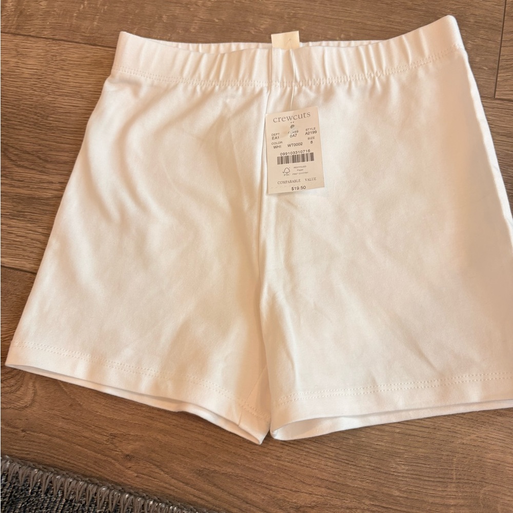 Crewcuts White Kids Shorts